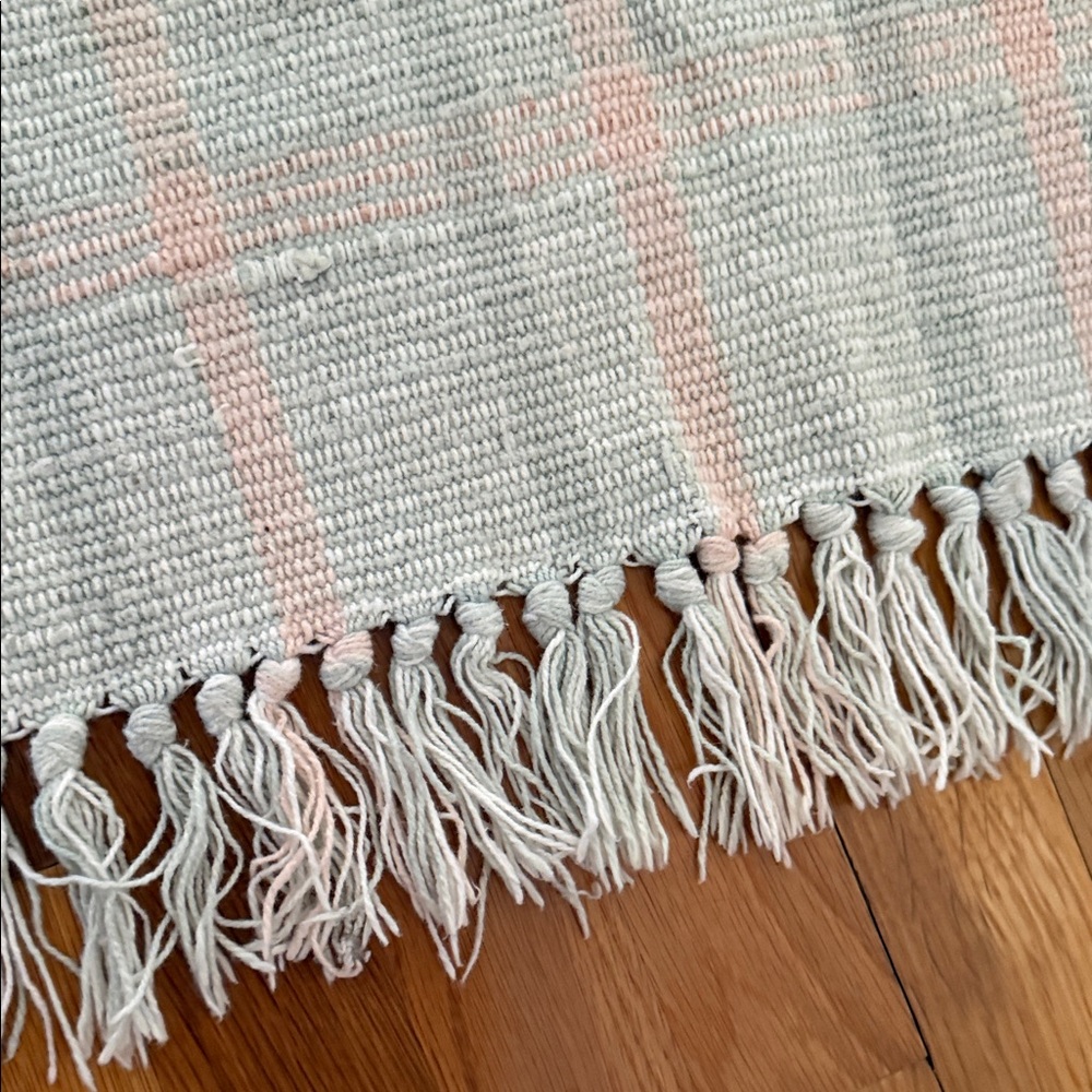 Woven Fringe Throw Rugs - Picture 6 of 7